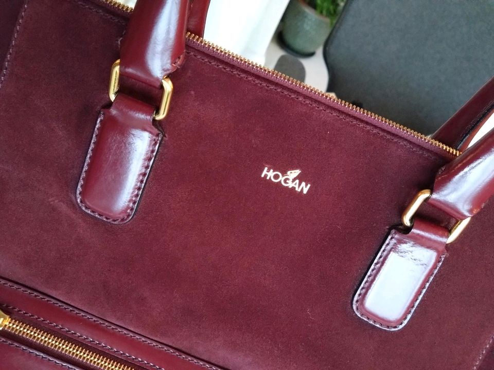 Hogan by Tod's Tasche Shopper Bordeaux Rot Tods in Bottrop