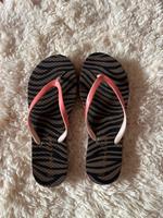 Schwarz-braune Flip-Flops Gr.38/39 Baden-Württemberg - Ladenburg Vorschau