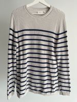 S. Oliver Strickpullover Gr. L Cremeweiß-Blau-gestreift Sachsen - Neschwitz Vorschau