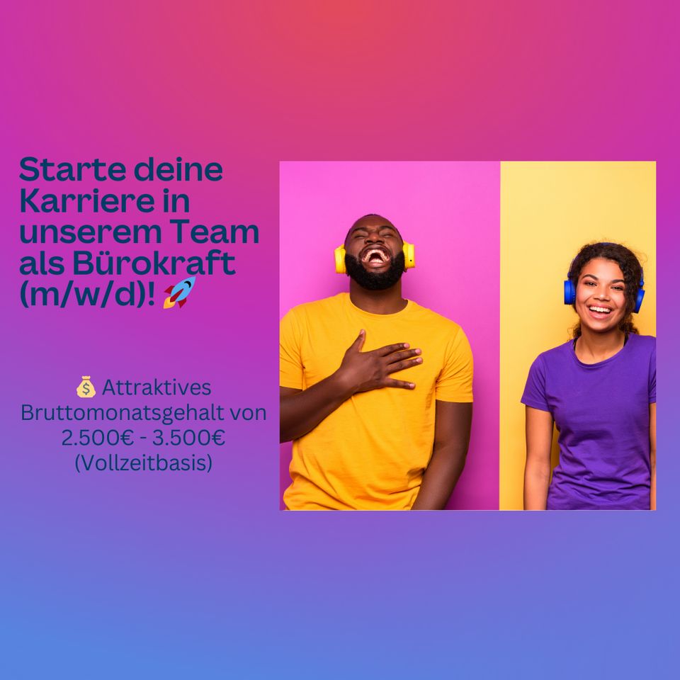 ✨Starte deine Karriere in unserem Team als Bürokraft (m/w/d)!✨ in Berlin