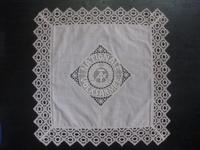 Original DDR Plauener Spitze NVA Deckchen - 30 x 30 cm Neustadt - Buntentor Vorschau