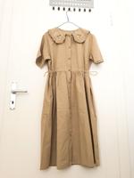 Kleid beige braun Stickerei elegant süß Blume Sommer Baumwolle Buchholz-Kleefeld - Hannover Groß Buchholz Vorschau