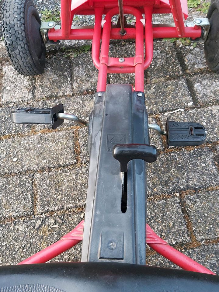 Kettcar,  Go Kart, rot, von Kettler in Sonsbeck