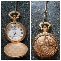 Taschenuhr PFERDE Uhr PFERD Schmuck GOLD Kette VINTAGE Anhänger Essen - Essen-Kray Vorschau