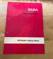 Saba Bedienungsanleitung HiFi-Studio Freiburg Stereo Düsseldorf - Pempelfort Vorschau