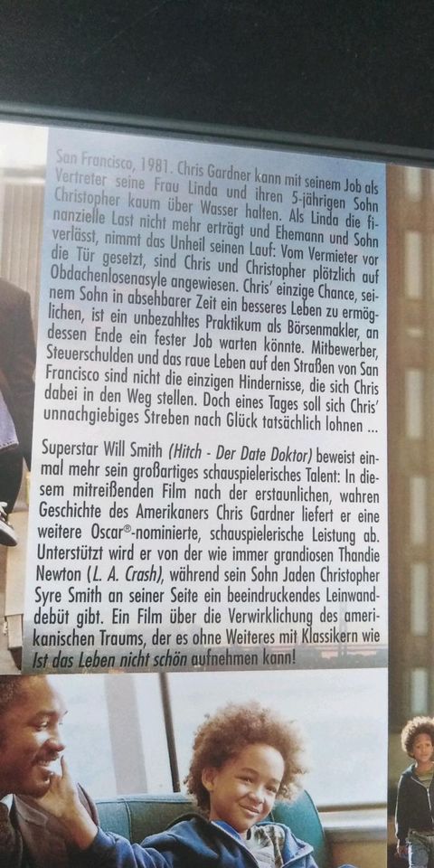 Will Smith "das Streben nach Glück" DVD Film in München