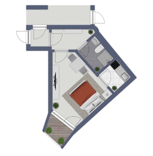 *all inklusive*1,5 Zimmer Wohnung nähe Universität Kaiserslautern in Kaiserslautern