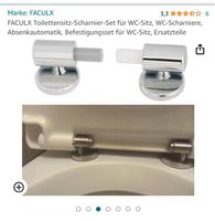 FACULX Toilettensitz-Scharnier-Set für WC-Sitz, WC-Scharniere, Köln - Ehrenfeld Vorschau