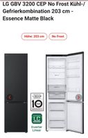 LG Kühlschrank 200 203cm schwarz Hessen - Offenbach Vorschau