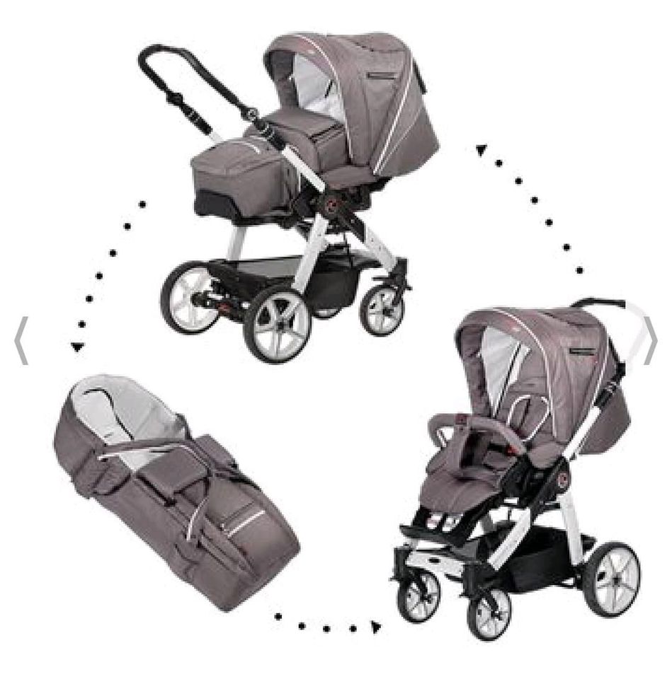 Hartan Racer GT Kinderwagen Buggy anthrazit/weiß TOP in Aachen