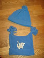 2 Fleece - Mützen Gr. 98/104 blau Sachsen-Anhalt - Köthen (Anhalt) Vorschau