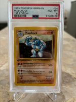 Pokémon / Pokemon Maschock Base Set 1st Edition PSA 8 DE Bayern - Landshut Vorschau