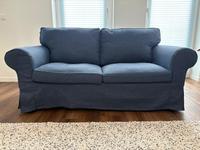 Ikea EKTORP 2er-Sofa Couch Kilanda dunkelblau Rostock - Lichtenhagen Vorschau