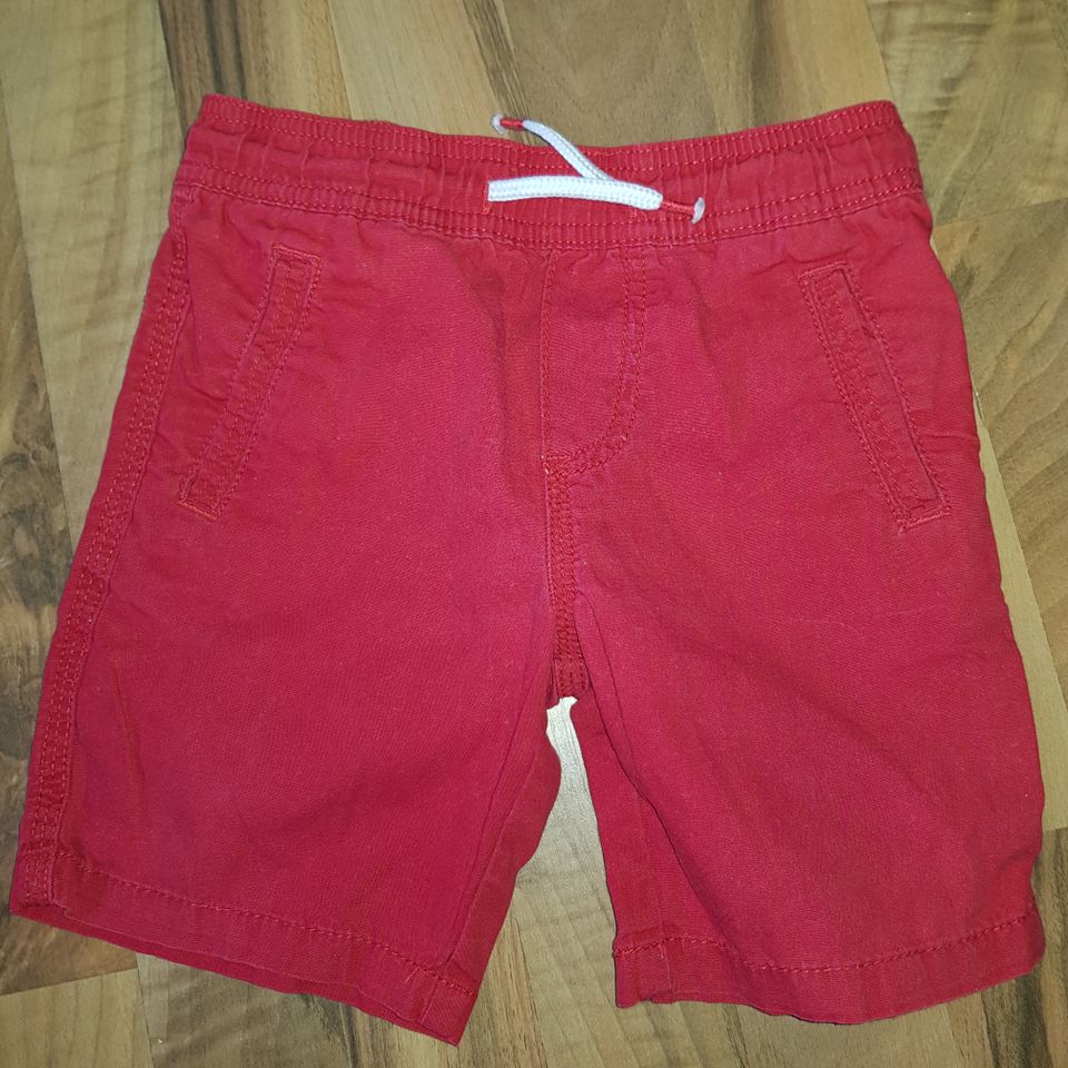 Shorts pull on Schlupfhose Schlupfjeans ROT G.98 kurze Hose Jeans in Freiberg