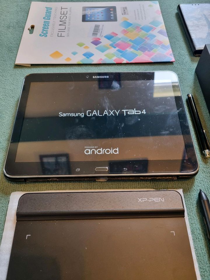 Samsung Tab4, Samsung Galaxy S5 und S7, Grafiktablet, Hülle,Stift in Gössenheim