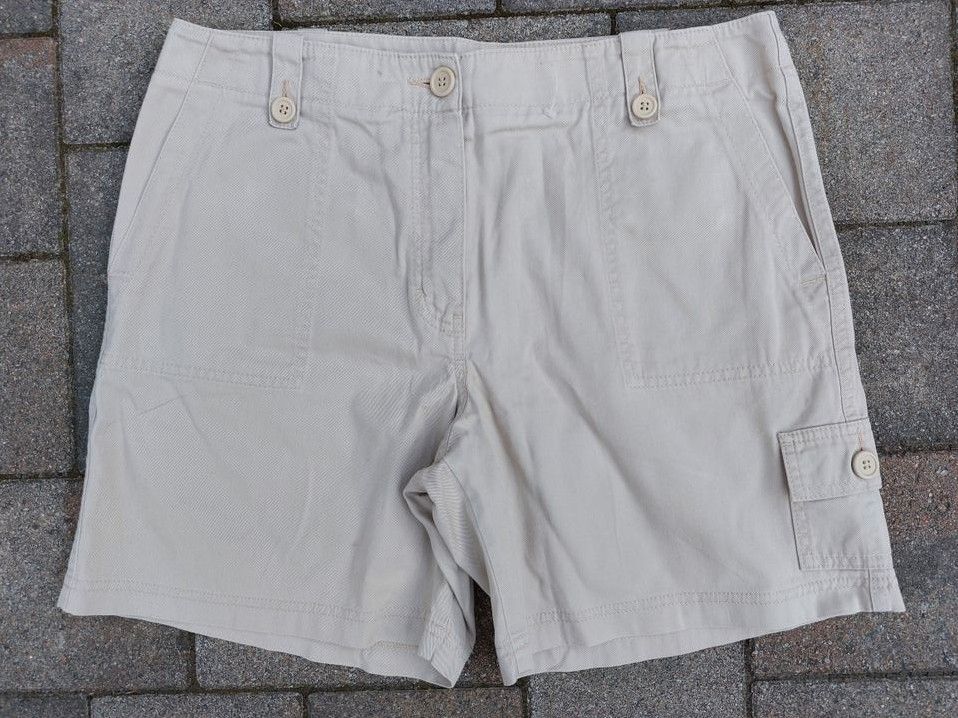 SHORTS Gr. 44 BEIGE BRAUN MARKS AND SPENCER BAUMWOLLE in Mannheim