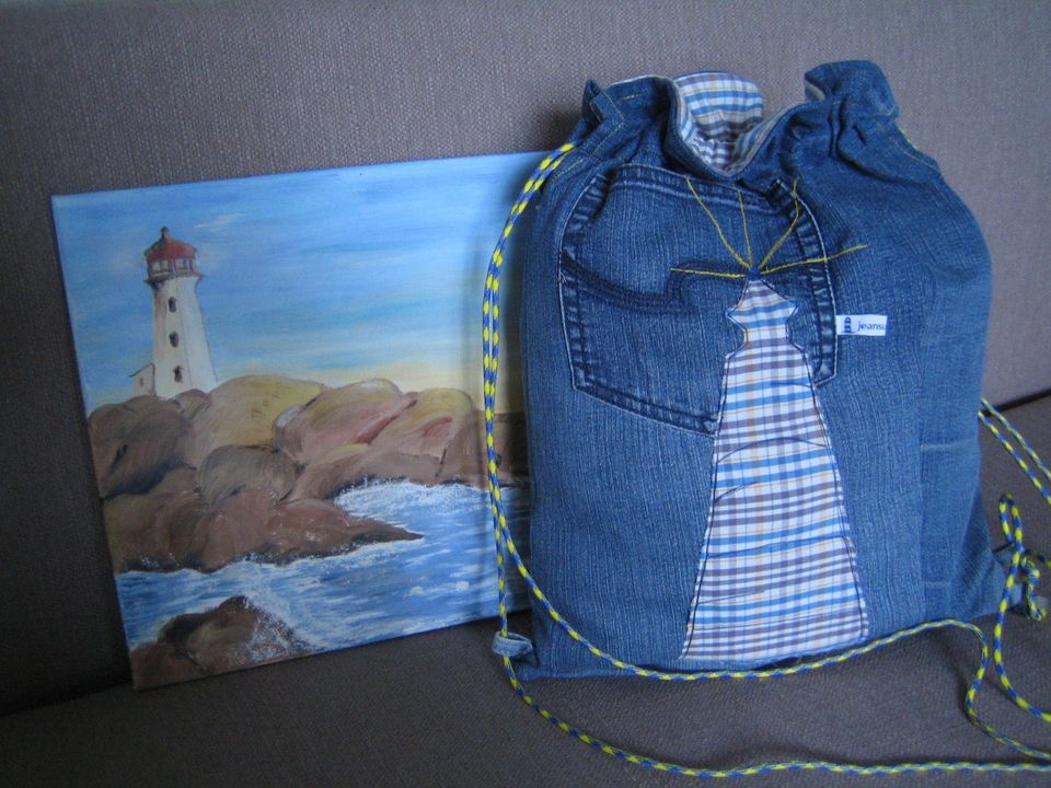 Rucksack jeans upcycling in Wohltorf