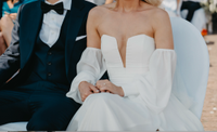 Premium Hochzeitskleid Boho Gr. 34 - Traumkleid Rückenfrei Hessen - Offenbach Vorschau