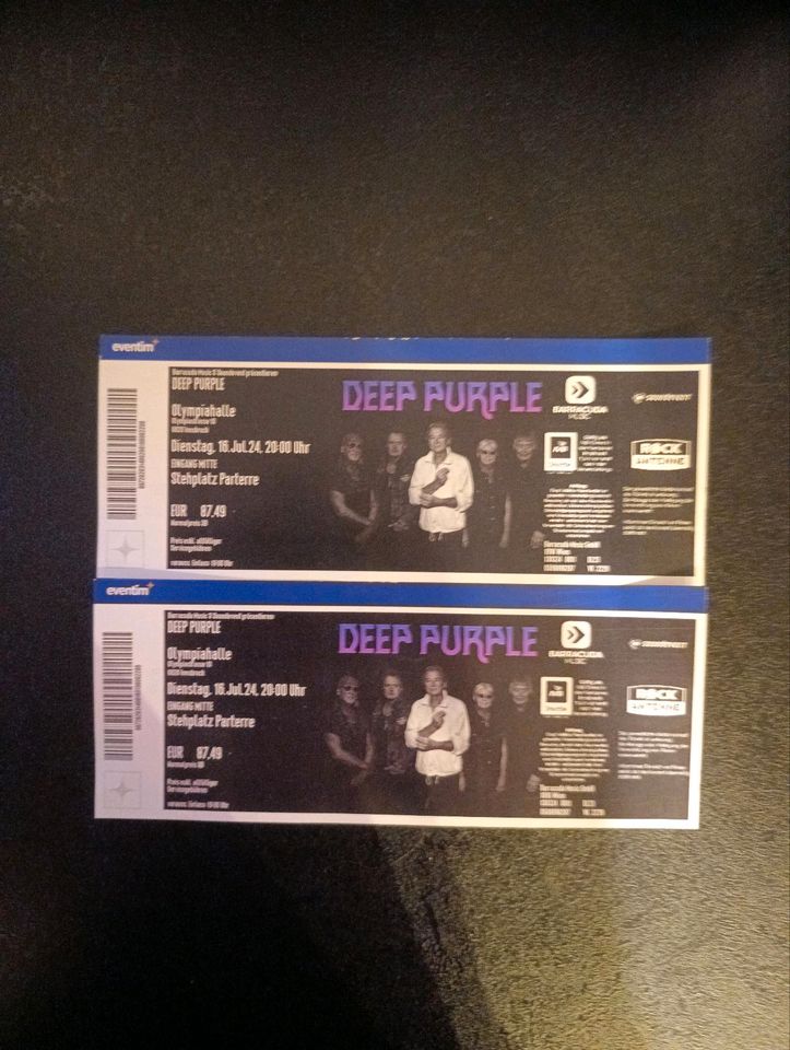 Deep purple Innsbruck 2 Karten in Neukirchen vorm Wald