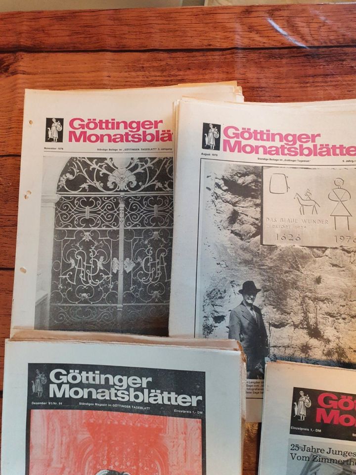 70 x Göttinger Monatsblätter - 1975 bis 1984 in Friedland