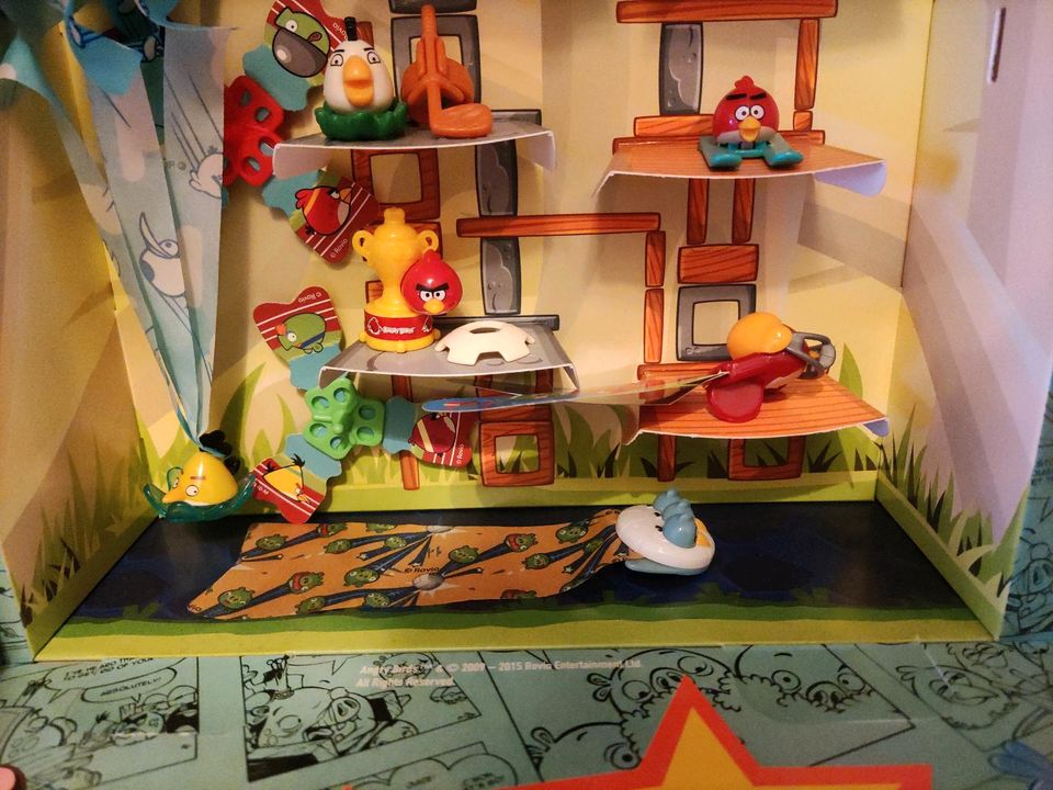 Angry Birds Figuren Kinder Joy Überraschungsei Spielzeug in Rhauderfehn