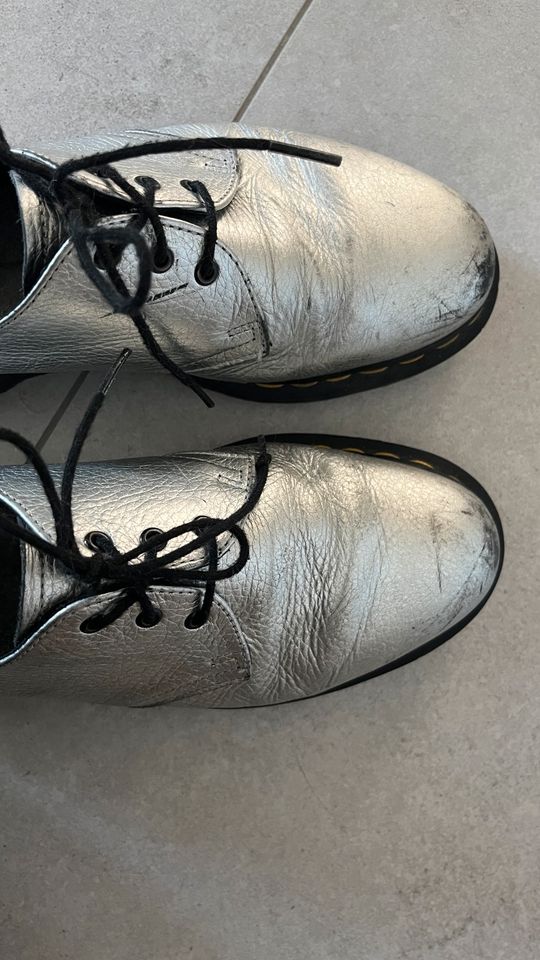 Dr. Martens 1461 sneaker silber metallic silver doc Santos 39 Doc in Dörzbach