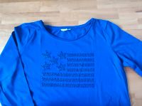 ESPRIT T-Shirt Gr. 38 M blau mit Glitzerstickerei 3/4 Arm Niedersachsen - Celle Vorschau