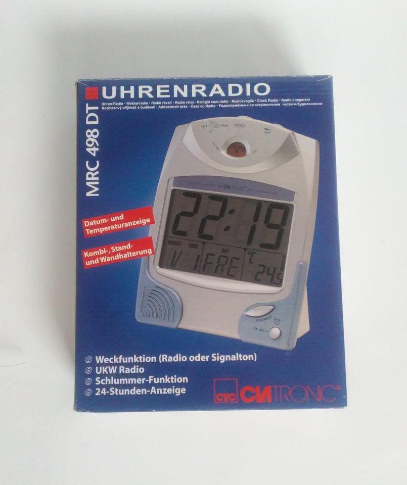 Clatronic Radio-Wecker Uhren-Radio +OVP+Zubehör Top i.O. in Gera