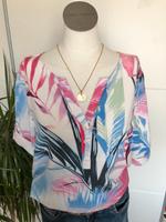 Wie neu: Superschöne Sommerbluse, Cecil, M/L, 40/42, weiß/bunt Bayern - Eisingen Vorschau