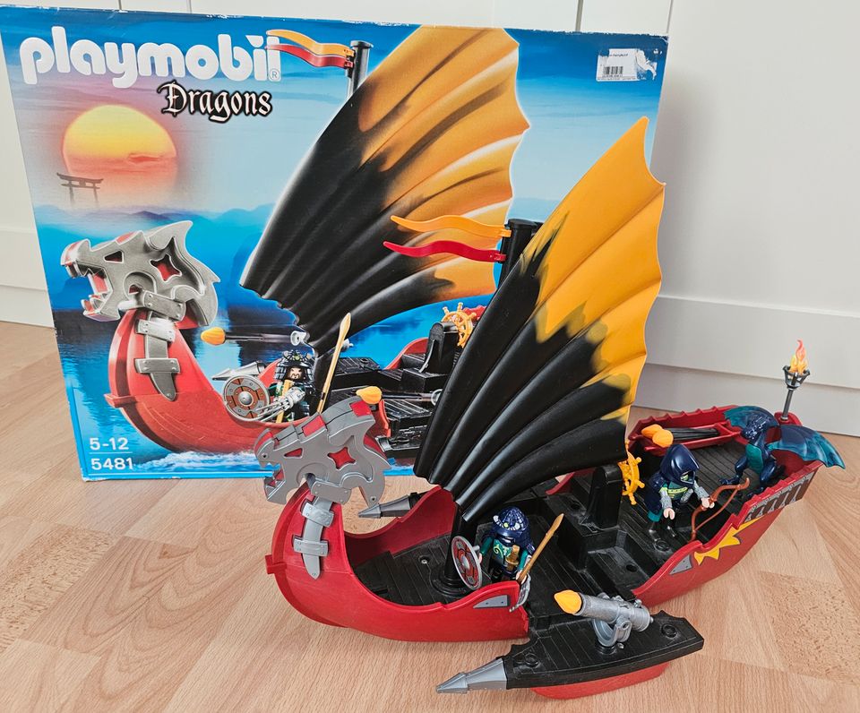 Playmobil Drachenboot Drachen Kampfschiff 5481 in Wetter (Ruhr)