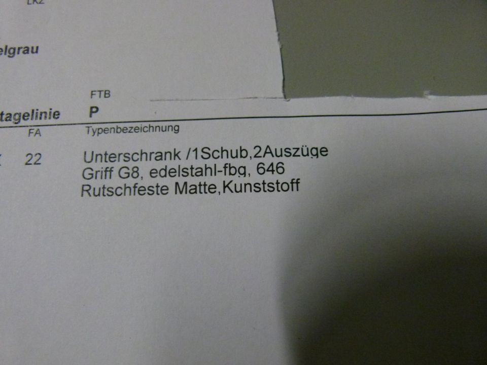 BULTHAUP B3-Küchenunterschrank 75 cm Breite, 1x Schub,2x Auszug in Fredersdorf-Vogelsdorf