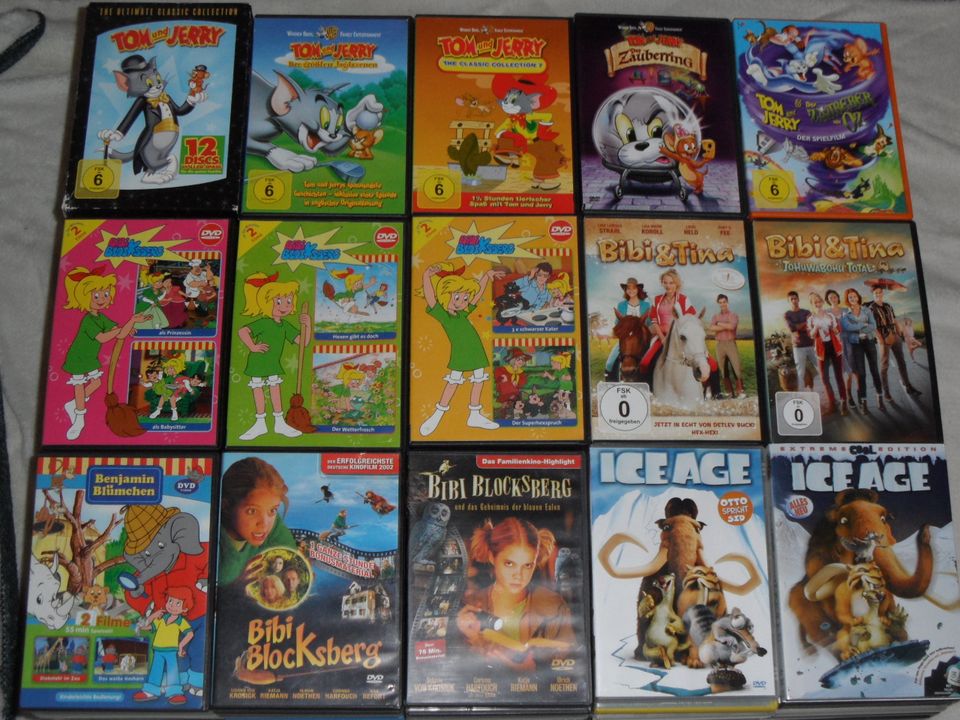 DVD + Bibi Blocksberg + Tom und Jerry + Bibi & Tina in Ludwigshafen