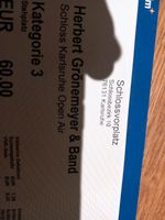 2 Grönemeyer Tickets, 10.8.24 in Karlsruhe von privat Baden-Württemberg - Mannheim Vorschau