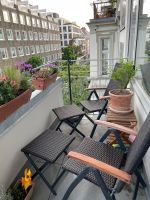 Gartenmöbel; Set: 2xSessel+Auflagen+Hocker; klappbar; Balkon Innenstadt - Köln Altstadt Vorschau