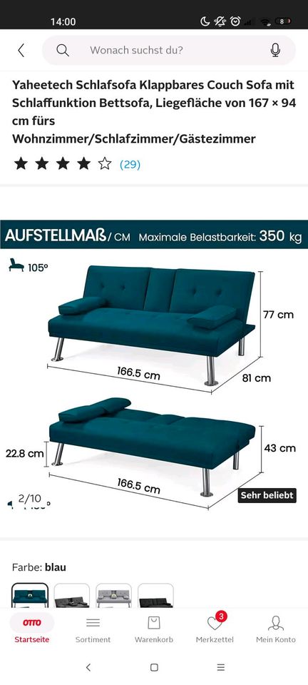 2x nagelneue Sofas in Adelsdorf