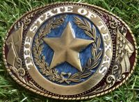 Texas Gürtelschnalle Lone Star State Original USA Buckle Sheriff Bayern - Mönchsroth Vorschau