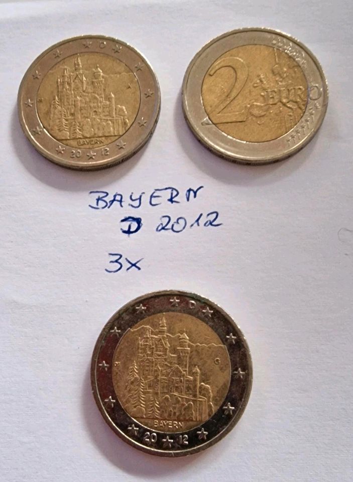 Konvolut 2 Euro Münzen in Bedburg-Hau