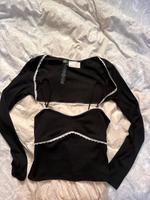 Top und Jäckchen Bolero mit Jacke Set Asos Design S 36-38 Spitze Sachsen-Anhalt - Halle Vorschau