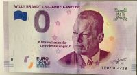 Null*0*Euro Schein*sammeln*Willy Brandt*50 Jahre Kanzler Bochum - Bochum-Mitte Vorschau