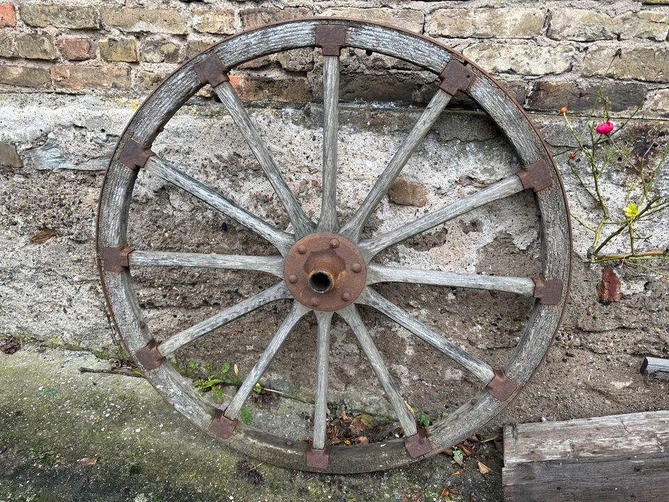 Militär-Holzwagenrad 1. Weltkrieg, von Geschütz in Oestrich-Winkel