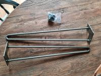 2 Hairpin Legs Tischbeine grau 61cm Bayern - Augsburg Vorschau