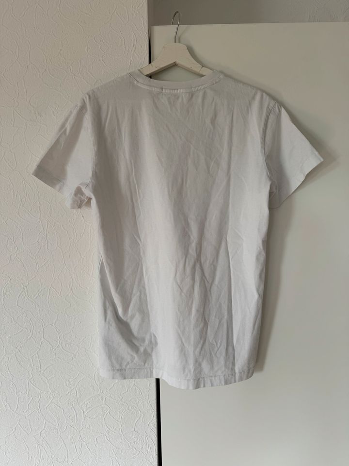 Calvin Klein Jeans T-Shirt Herren M weiß in Laupheim