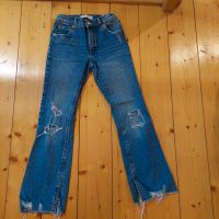 ZARA Jeans Bootcut Gr. 140 blau used Bayern - Mainleus Vorschau