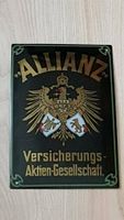 Allianz Versicherung - Werbeschild - Emaille - Blechschild Schild Bielefeld - Senne Vorschau