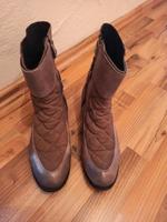 Stiefelette "Heine"❤Neuwertig Gr. 42 Grau/Taupe Saarland - Saarlouis Vorschau