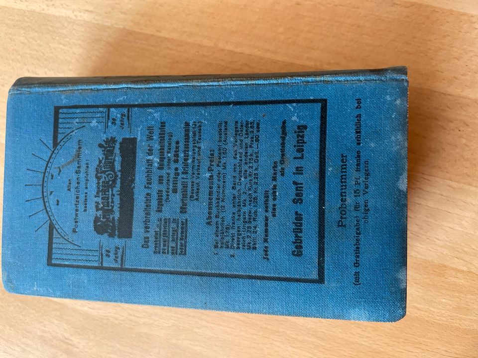 Antikes Buch Postwertzeichen Katalog 1911 in Graben (Lechfeld)