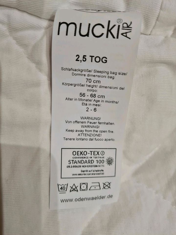 Odenwälder Mucki Jersey-Schlafsack, Größe 70 in Flein