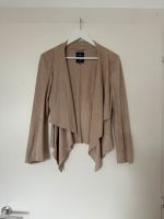 TOM TAILOR Beiger fließender Blazer / Jacke / Cardigan Gr. 40 Frankfurt am Main - Innenstadt Vorschau