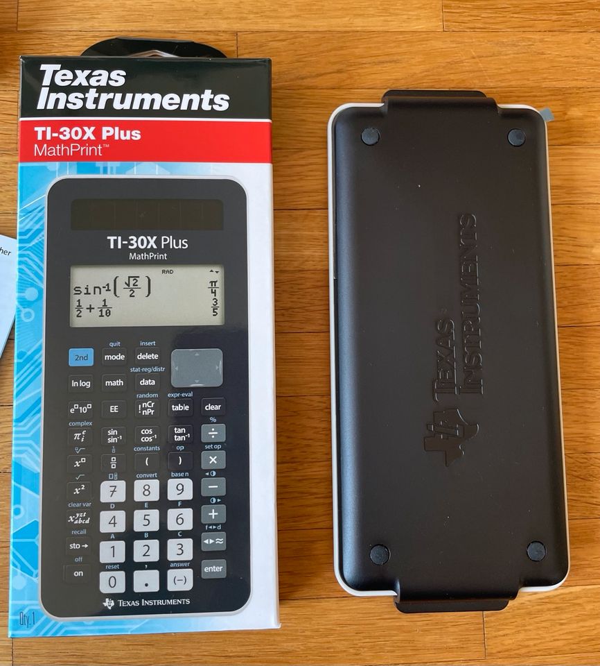 NEU Taschenrechner TI-30X Plus MathPrint™ Texas Instruments OVP in Walldorf