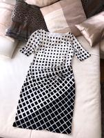 Schickes Kleid schwarz/weiss Gr. M/ 38-40 knitterfrei w. NEU Bayern - Poing Vorschau